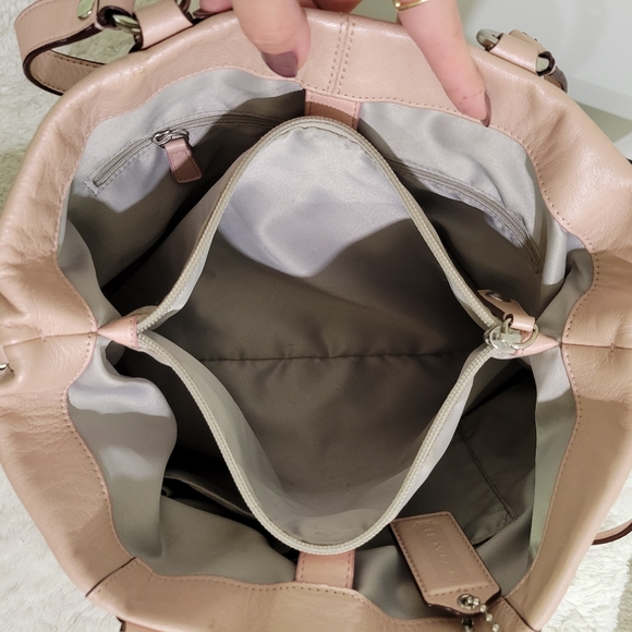 COACH Ashley Leather Carryall Satchel Handbang - Picture 14 of 16